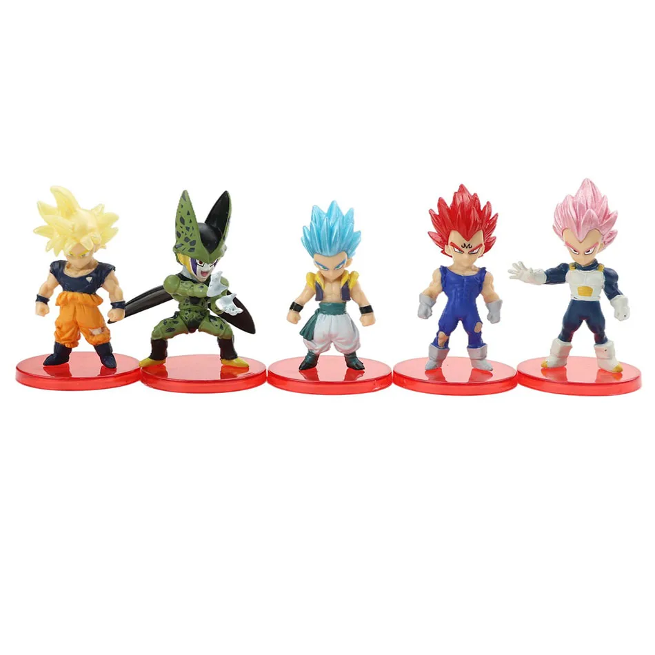 13/18/21 teile/satz Dragon Ball Z Super Saiyajin Goku Anime Figur Gohan Vegeta Broly Piccolo Majin Buu action Figur Modell Geschenk Spielzeug – Detail 23