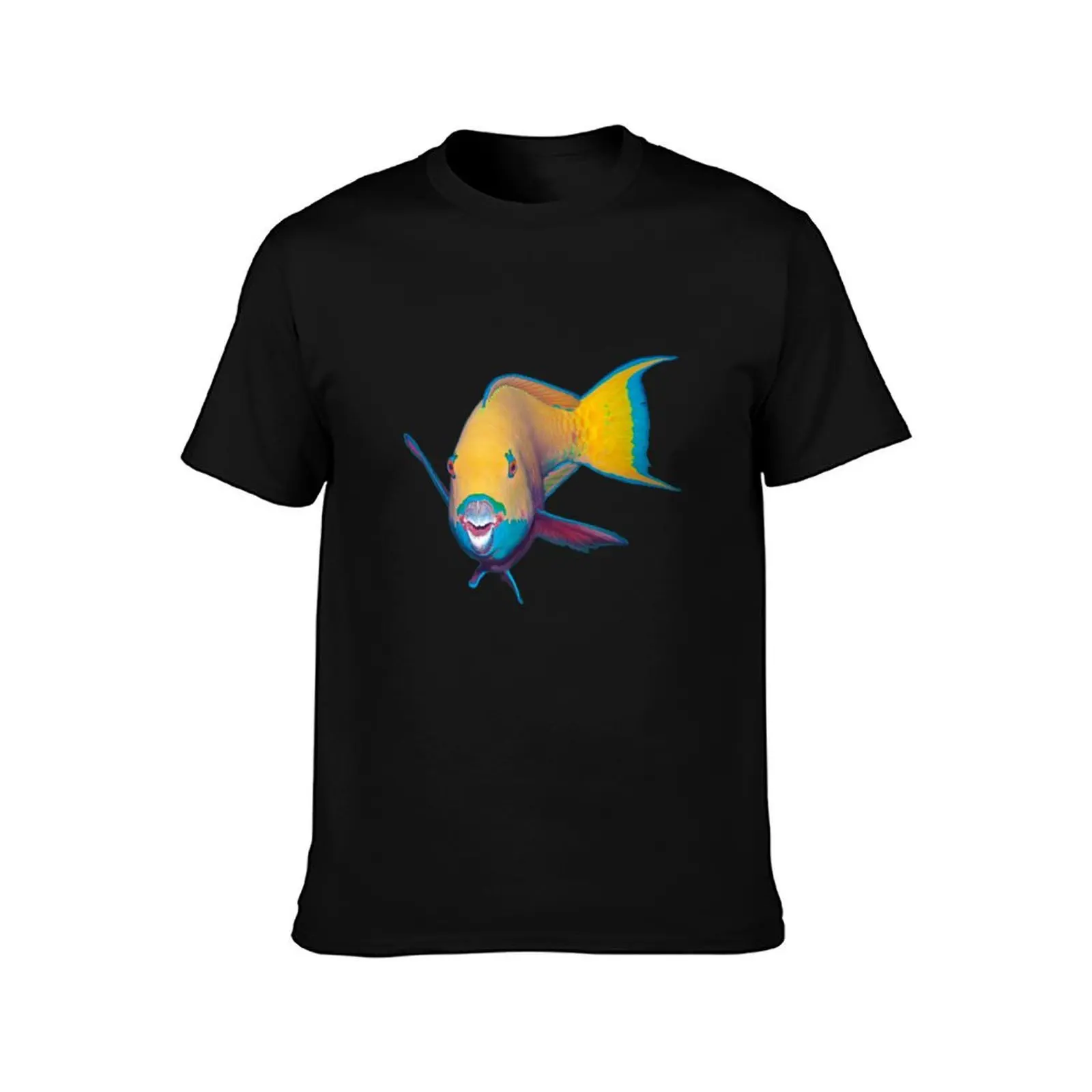 Parrotfish | What a striking make-up! | T-Shirt Large Size Soft Cotton T-Shirt