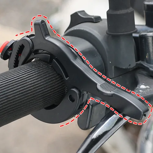 Bloqueo de acelerador de Control de crucero para motocicleta, abrazadera de bloqueo de agarre de mano ligera Universal, retenedor de empuñaduras de asistencia de acelerador de motocicleta