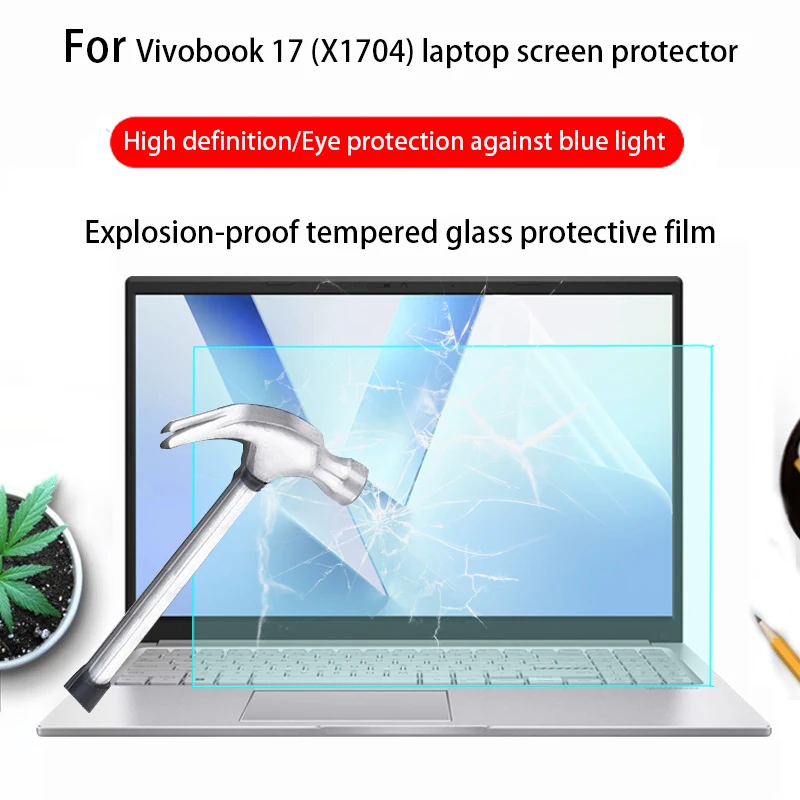 For ASUS Vivobook 17 screen protector 17.3 inch X1704 computer keyboard film notebook privacy protection film anti-reflective