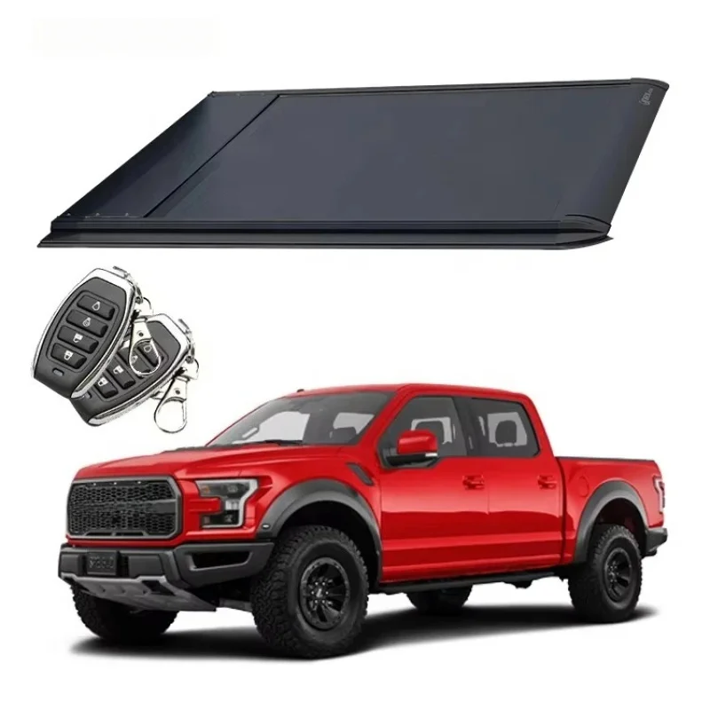 

4X4 High Quality Hard Aluminum Electric F150 2016 Track Bed Tonneau Cover