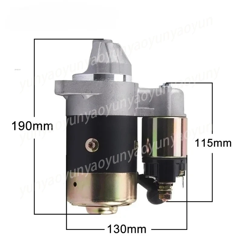 QD114A 12V 1.2KW Electric Starter Generator Set for Engine Starting Pump DC Motor Generator
