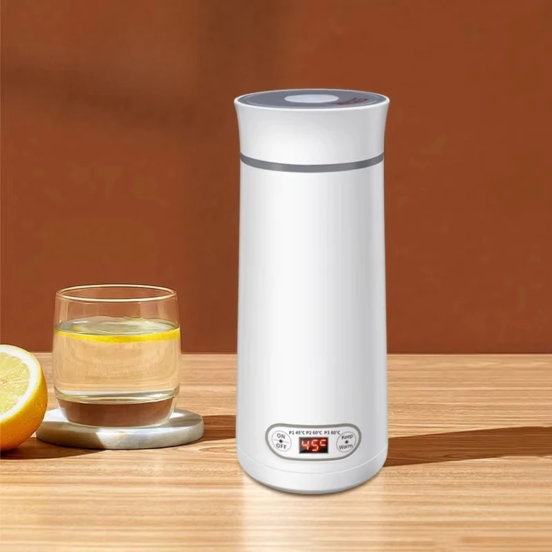 Intelligent Heating Electric Water Cup One Thermos Cup Portable Travel Office Dormitory Mini Small Kettle