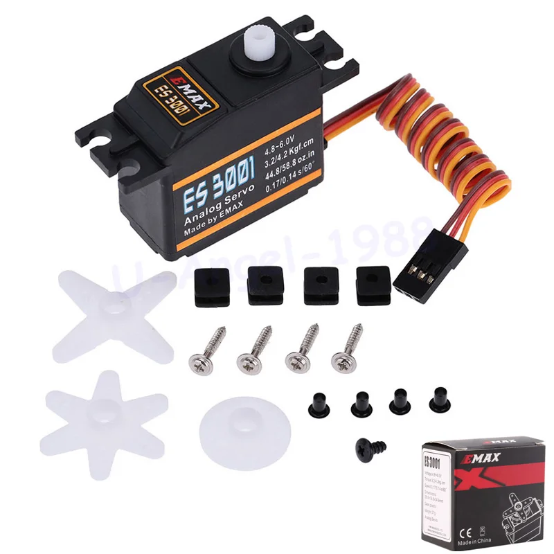 EMAX ES3001 Standard 43g Servo For RC Helicopter Boat Airplane (ES08A ES08MA ES08MD wholesale)