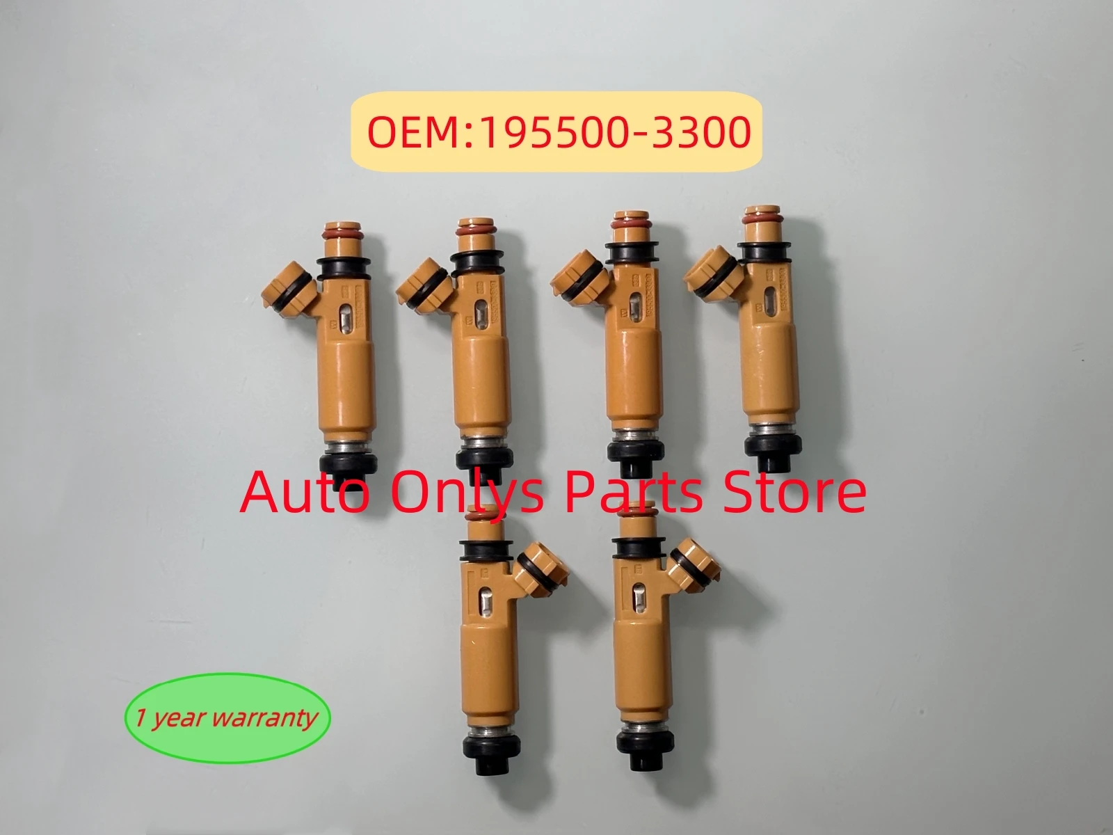 6pcs High Quality Fuel Injector Nozzle MD337900 195500-3300 For - Mitsubishi- Montero- 3.5L 6G74 1998 - 2004