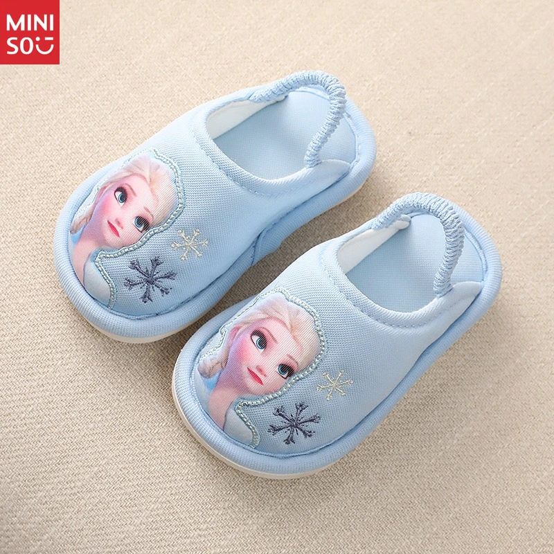 أحذية ديزني فروزن إلسا الشتوية | أحذية دافئة مضادة للانزلاق للفتيات الصغيرات | مشوا لأول مرة من القطيفة #4