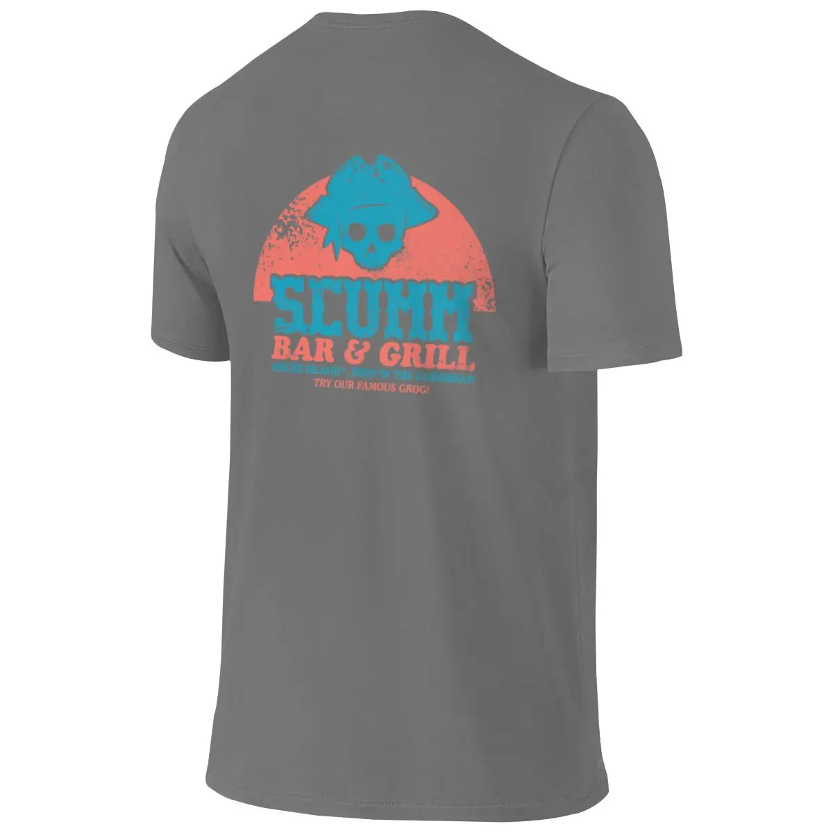 SCUMM BAR Unisex Reversible T-shirt Retro Vibe Quick-Drying Men's T-shirts