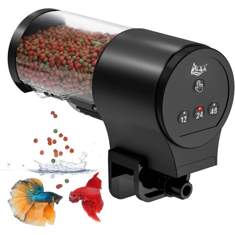 

STLFAutomatic кормушка для рыб для домашних аквариумов, таймер большой емкости, кормушка для ПК, интеллектуальная декоративная кормушка для рыб и черепах