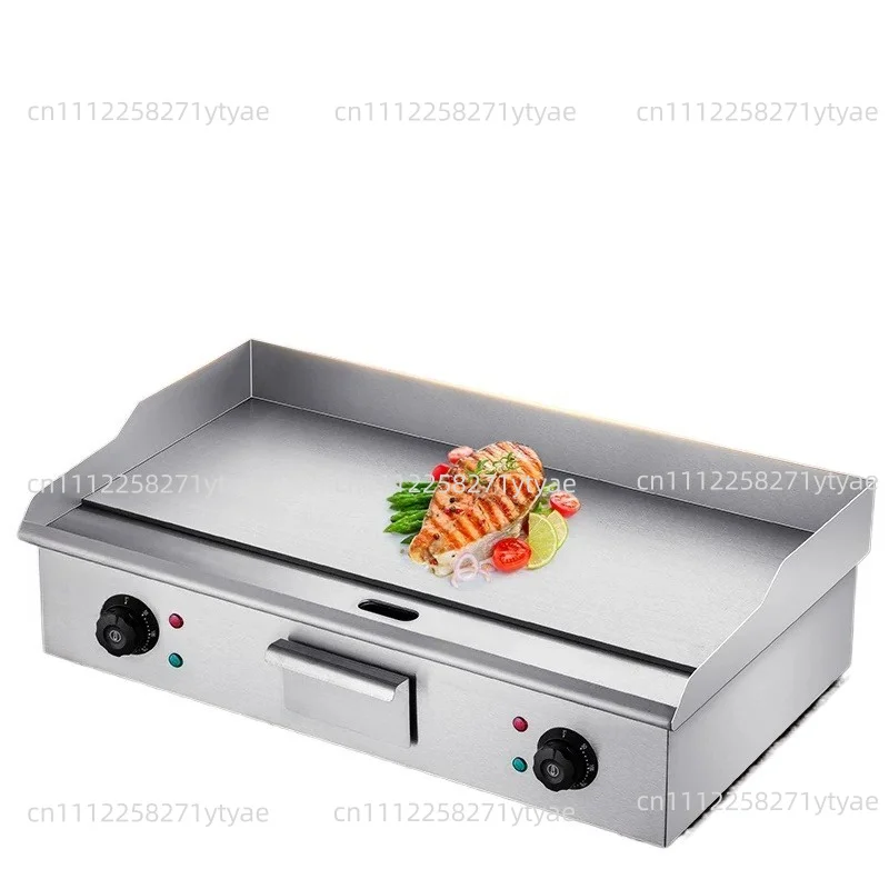 Commercial electric grill, fried egg, squid, fried rice, steak machine, electric teppanyaki equipment, street stall