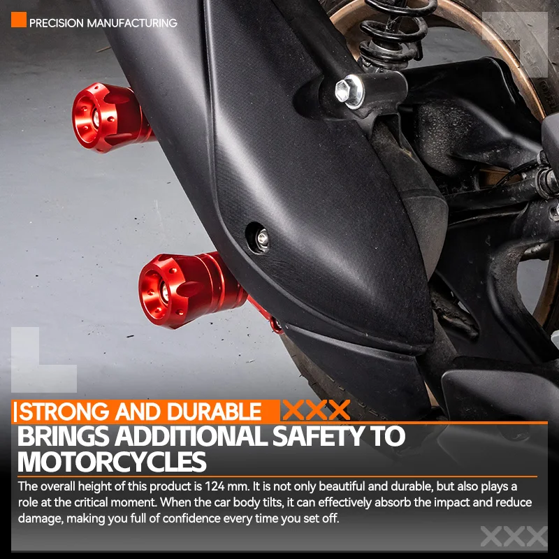 For Yamaha NMAX155 125 NMAX160 155 XMAX300 Front Fork Wheel Fall Muffler Pipe Frame Protection Frame Slider Anti Crash Protector