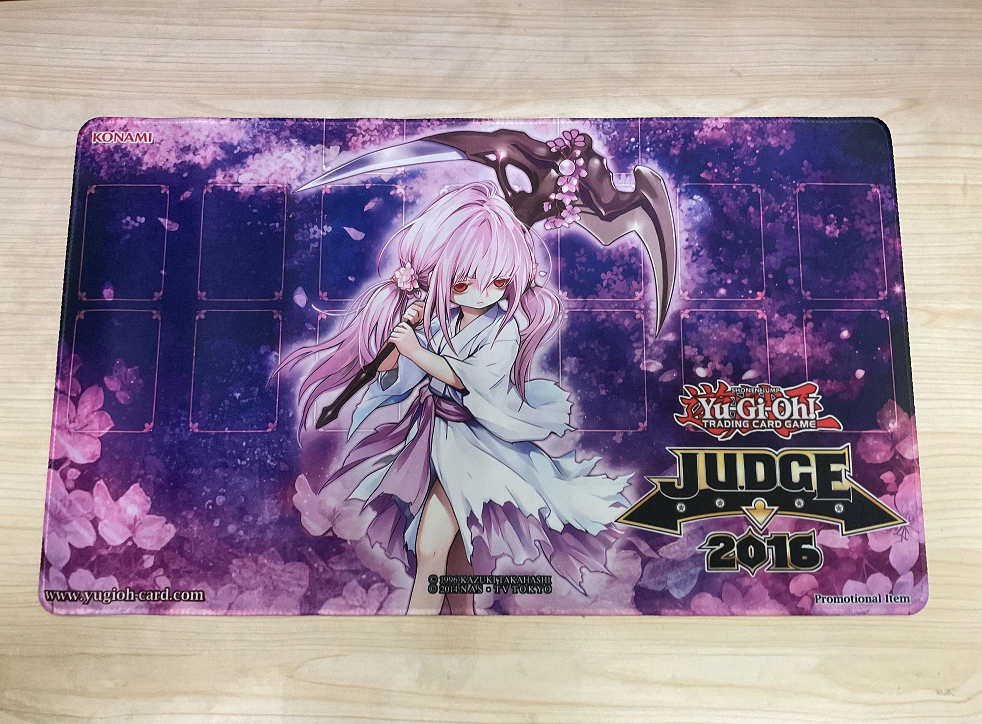 YuGiOh Ghost Reaper & Winter Cherries Playmat DIY TCG CCG Board Game Pad Trading Card Game Mat Rubber Mousepad Bag 600x350x2mm