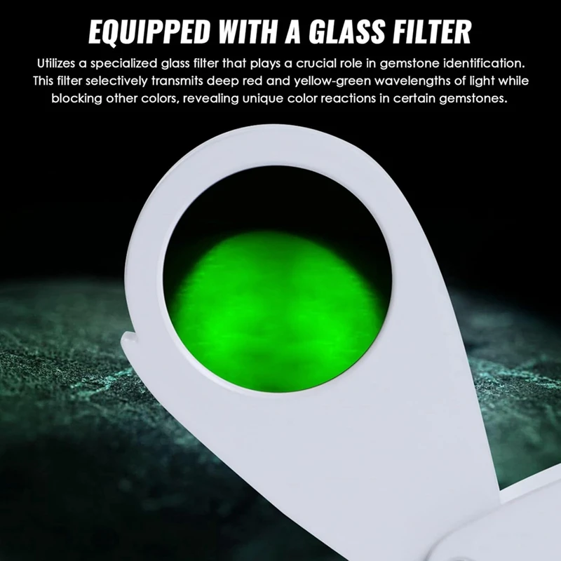 Filter For Gemstone Identification Quickly Distinguish Emeralds, Rubies, Sapphires