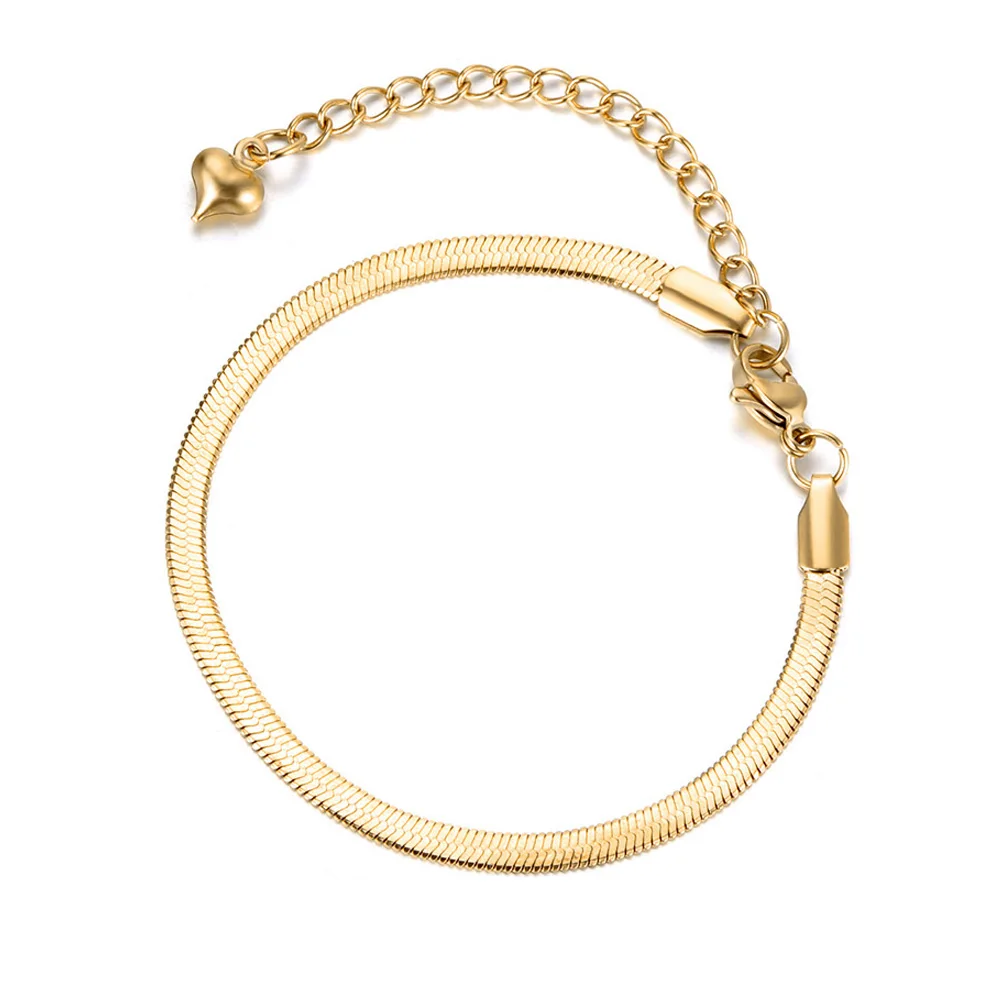 JeeMango vergoldetes kubanisches Kettenarmband aus Edelstahl für Damen, Statement-Chic, modischer, wasserdichter Schmuck B23062 – Detail 6