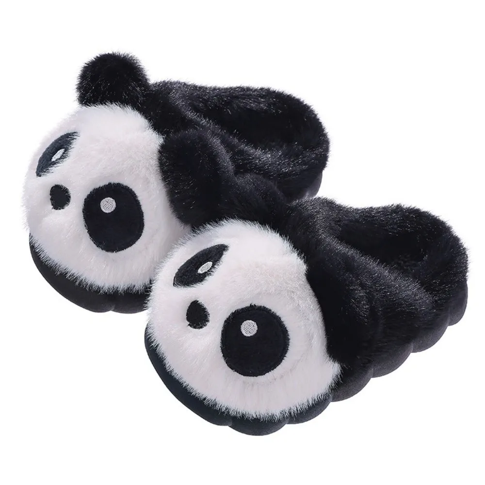 New Cute Panda Children Slippers Comfortable Floor Shoes Keep Warm Home Slippers Winter