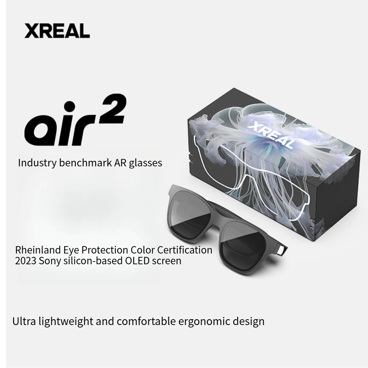 XREAL Air 2 Intelligent AR Glasses Handheld Device Directly Connected To VR Glasses Drone Space