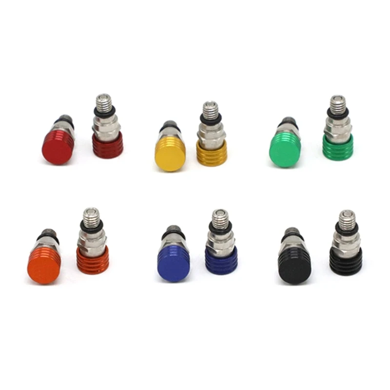 

12QM Front Fork Air Bleeder Relief for Valve 6 Colors Set of 2