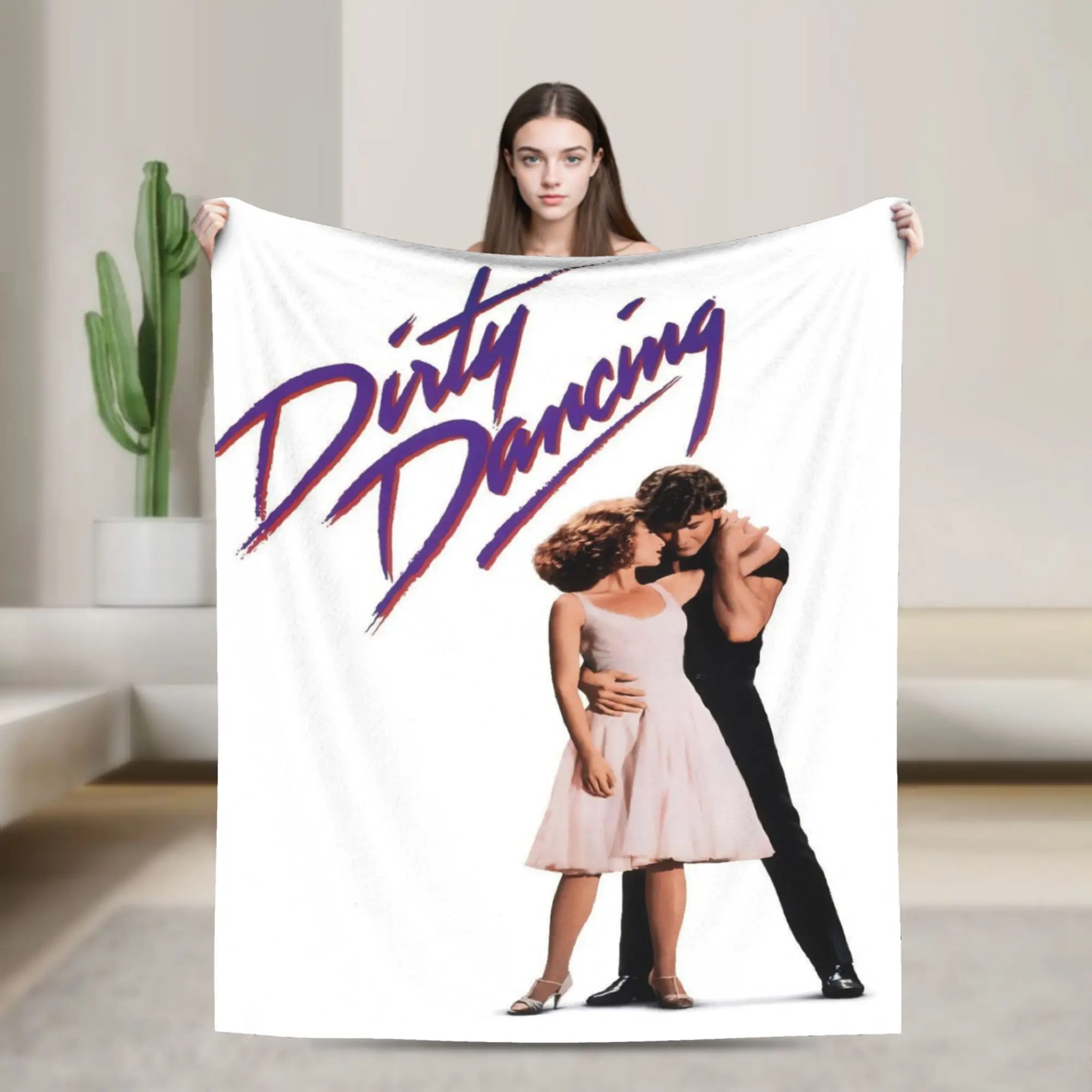 Dirty Dancing Throw Blanket for Couch  Fuzzy Soft Plush Blanket 50x60 Inches Multiple Sizes Bedspreads for All Seasons