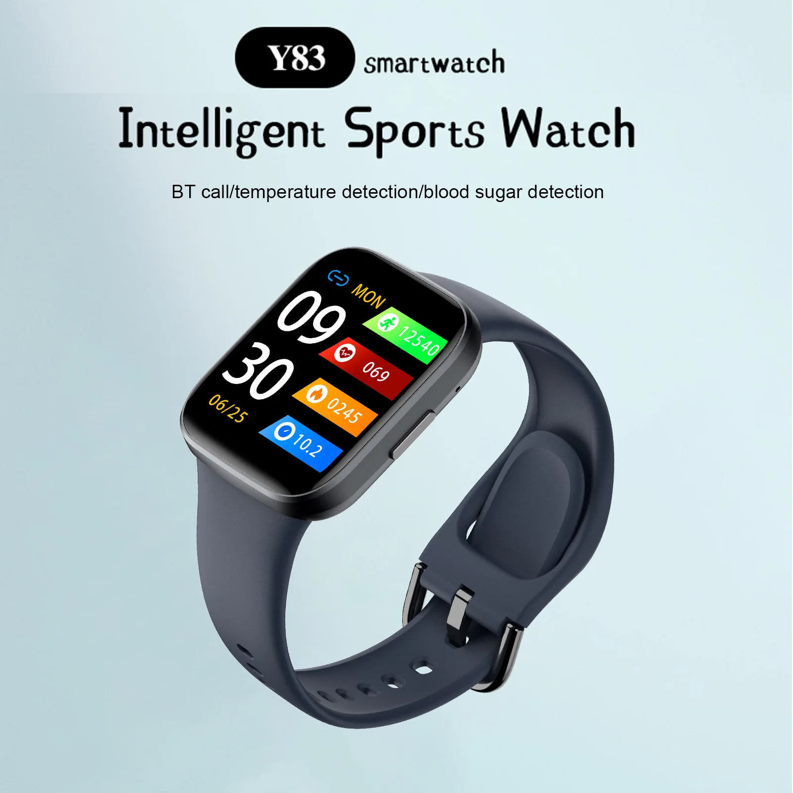

Smart Watch 1.83'' High-Clear Display Multiple Sports Modes Health Monitoring BT Call