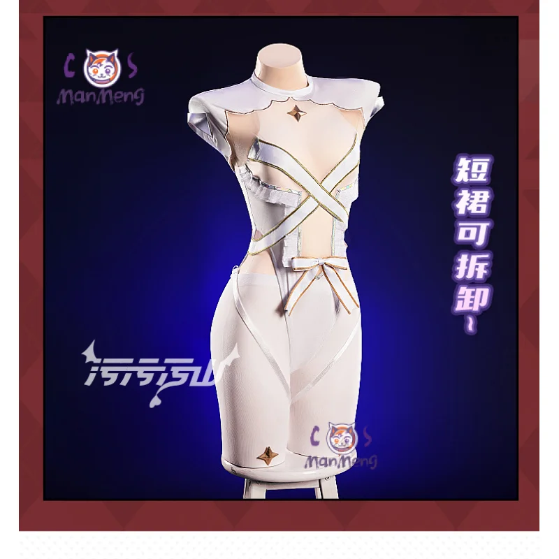 ชุดคอสเพลย์อนิเมะ Azur Lane MNF Le Malin สำหรับงานปาร์ตี้ฮาโลวีน ชุดจั๊มสูทเซ็กซี่สำหรับผู้หญิง พร้อมอุปกรณ์เสริมหาง ชุดยูนิฟอร์ม ชุดใหม่ปี 2025