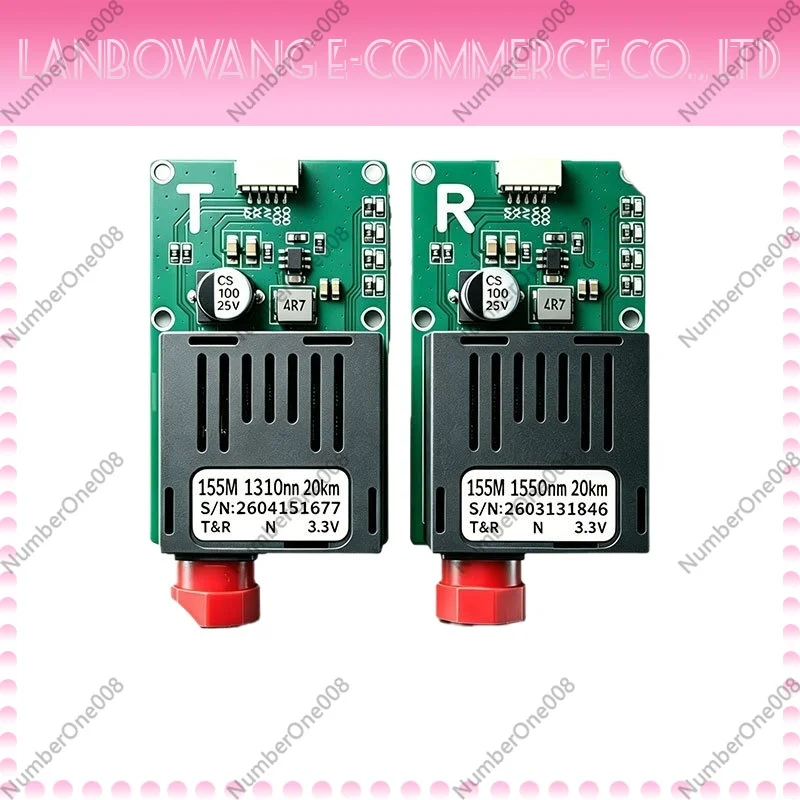 FPV Drone Fiber Optical Video Transceiver Module 1 Channel Video Convert to UART Support SBUS CRSF Sky End With Ground End For F