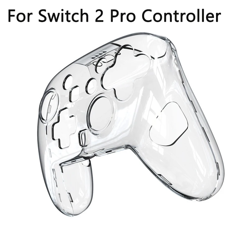 For Switch 2 Pro Controller Clear PC Cover Ultra Slim Transparent Protector Case for Switch 2 Gamepad Game Accessories
