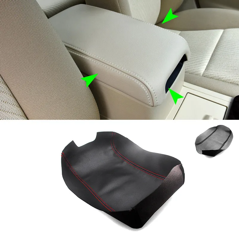 For Toyota Camry 2012 2013 2014 2015 2016 2017 Microfiber Leather Car Interior Center Control Armrest Box Cover Sticker Trim