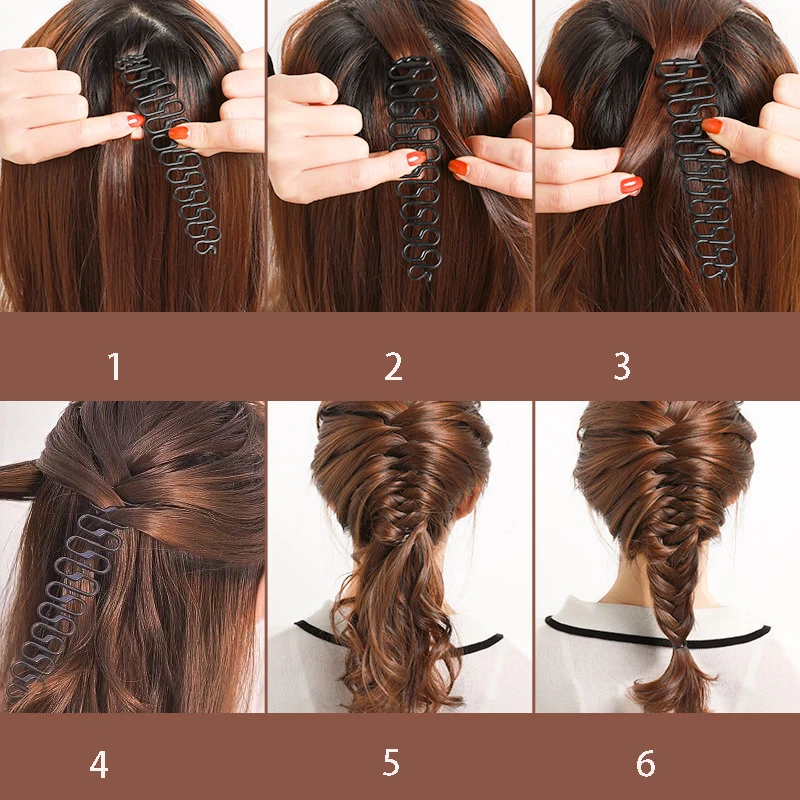 Lady Hair Braiding Tools Hair Twist Braider French Lazy Fashion Salon Women Braider Maker Hair DIY Braiding Styling Accessories