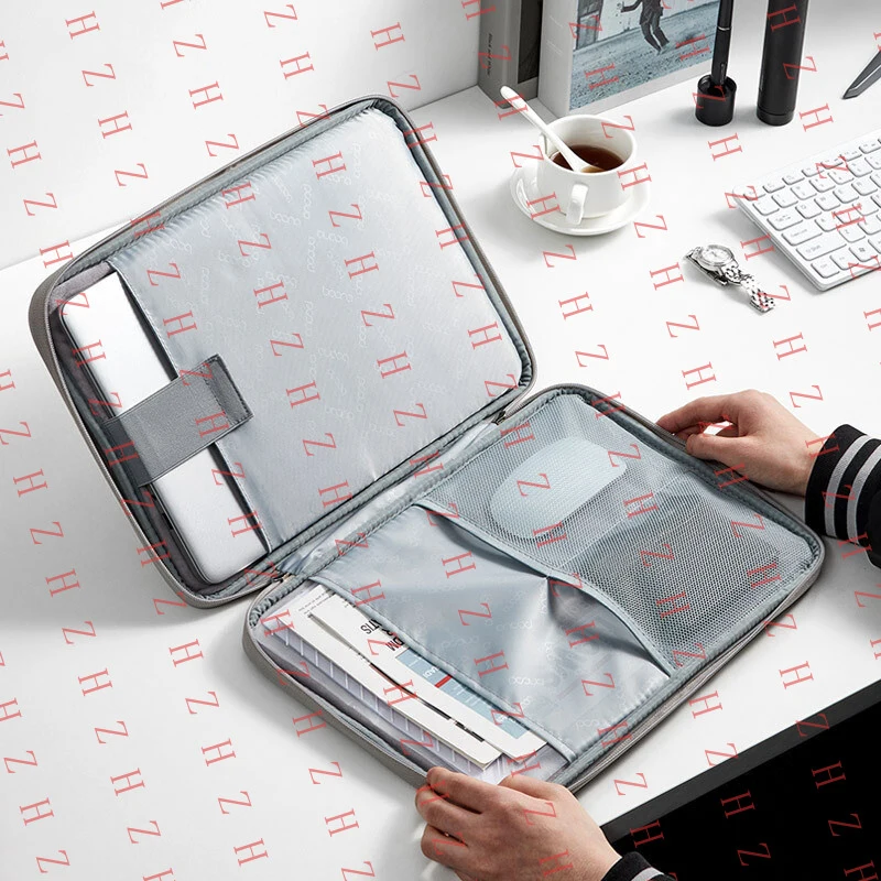P+ Laptop Sleeve Bag Notebook Carrying Case 13 14 15 inch For Macbook Pro Air Dell