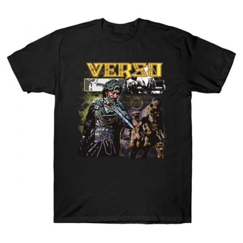 Verso 0427 Clair Obscur Expedition 33 Gift for gamer 100% cotton printed tee Short Sleeve Graphic T-Shirt All size tops S-6XL