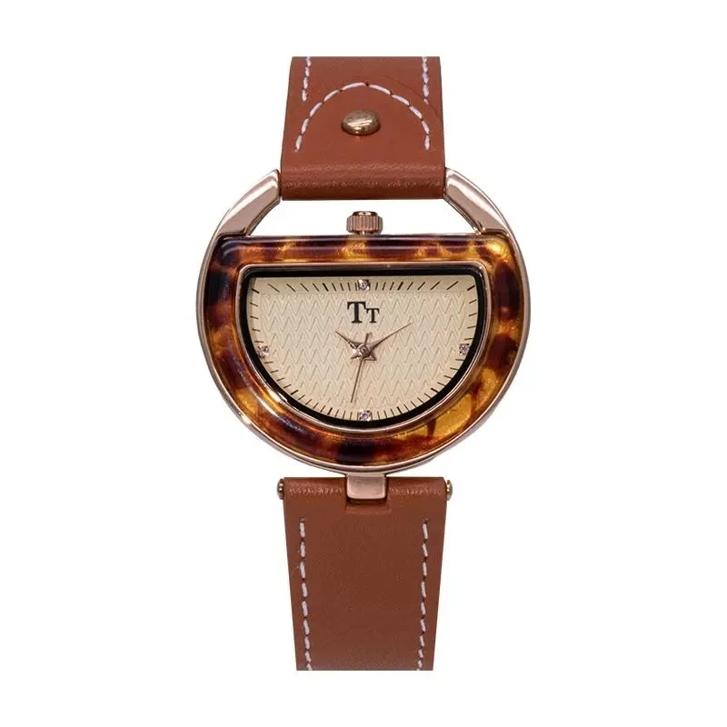 ساعة كوارتز بسيطة وعصرية وأنيقة وعصرية وأنيقة للسيدات والفتيات هدية إكسسوارات للسيدات Relojes Para Damas