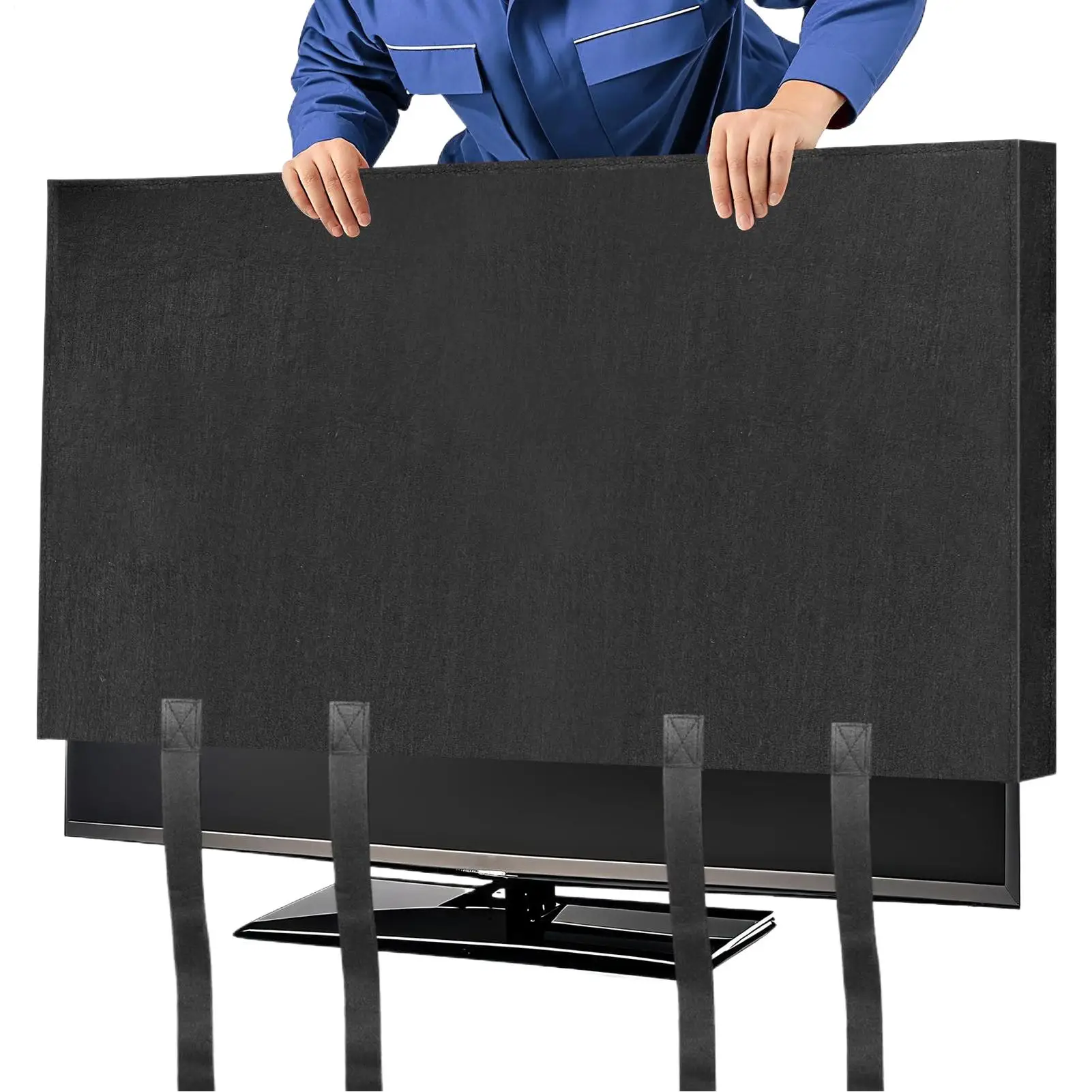

Tv Moving Cover Felt Tv Cover Stitched Edges TV Dust Proof Cover Screen Effectively Protecting TV Screen TV Cover Anti-Scratch