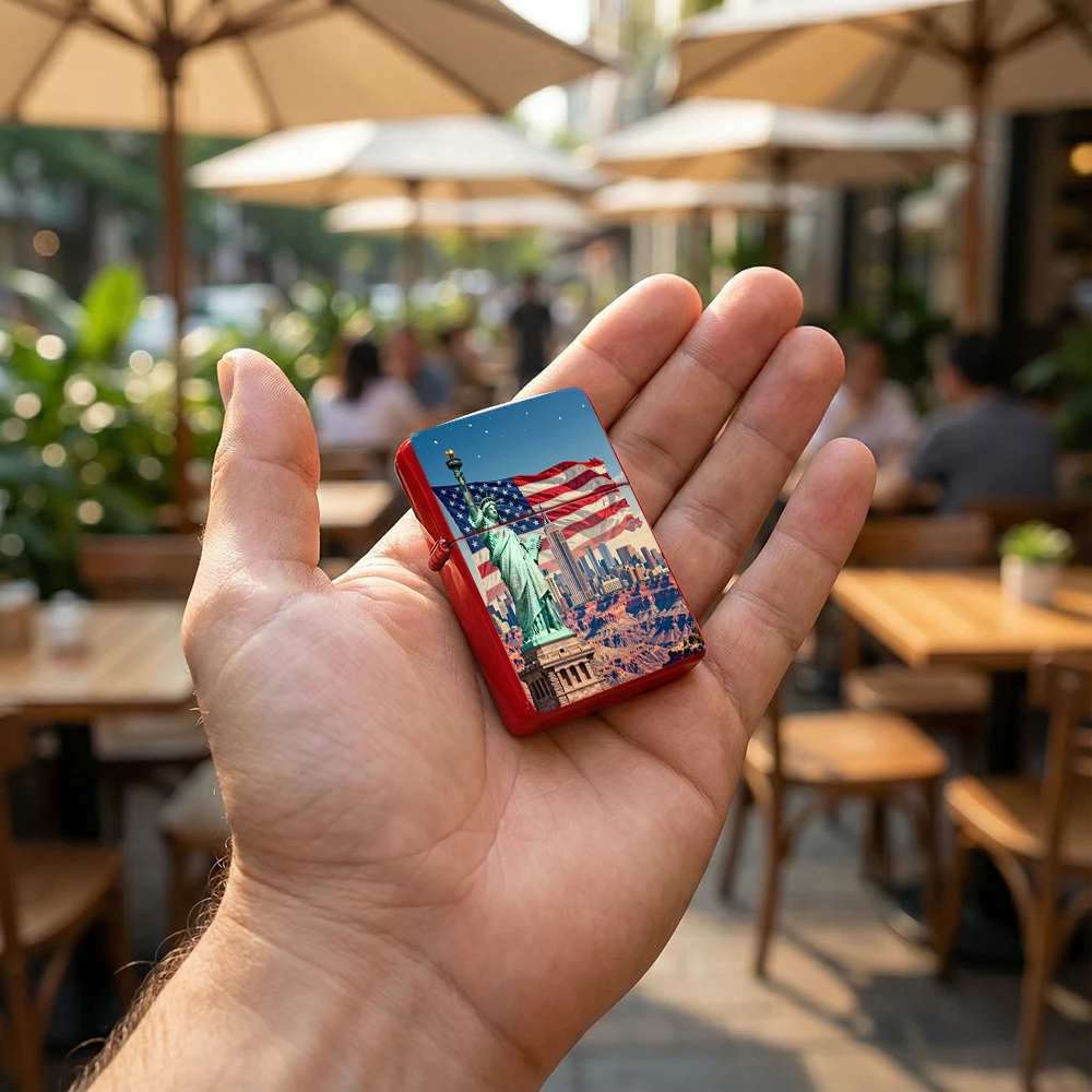 Flip Top Lighter USA Liberty S - Vintage Collectible Lighters 评论和价格