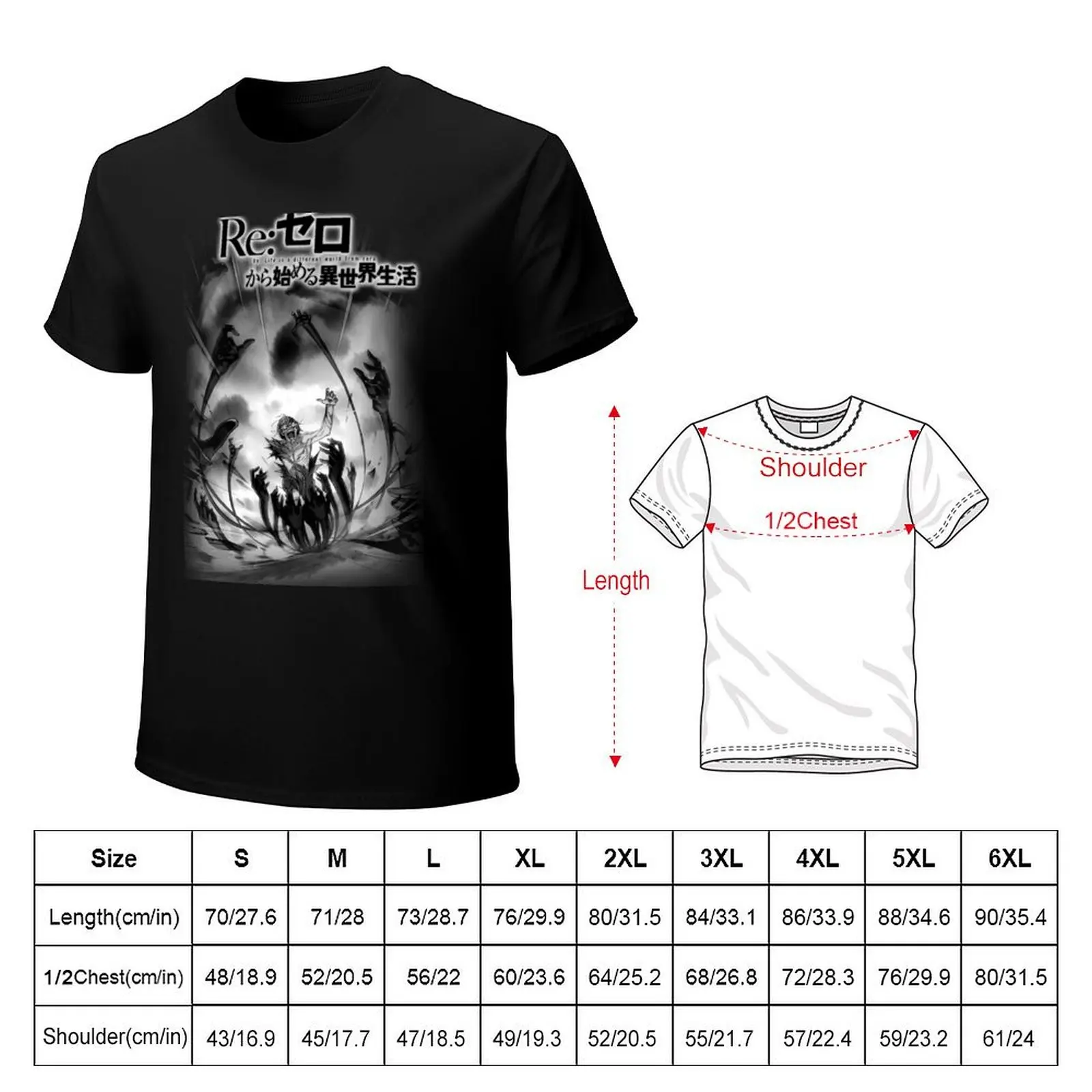 Re: ZERO Version 4 - Anime T-Shirt sublime plain boys animal print graphic t shirts t shirts for men graphic