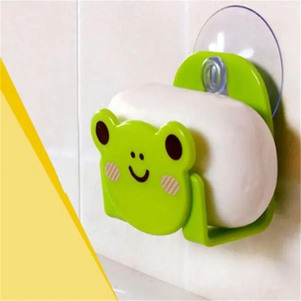 Cartoon Dish Cloth Sponge Holder with Suction Cup Kitchen Multifunctional Storage Organizer Rack Dining Kitchen Rack Organizer