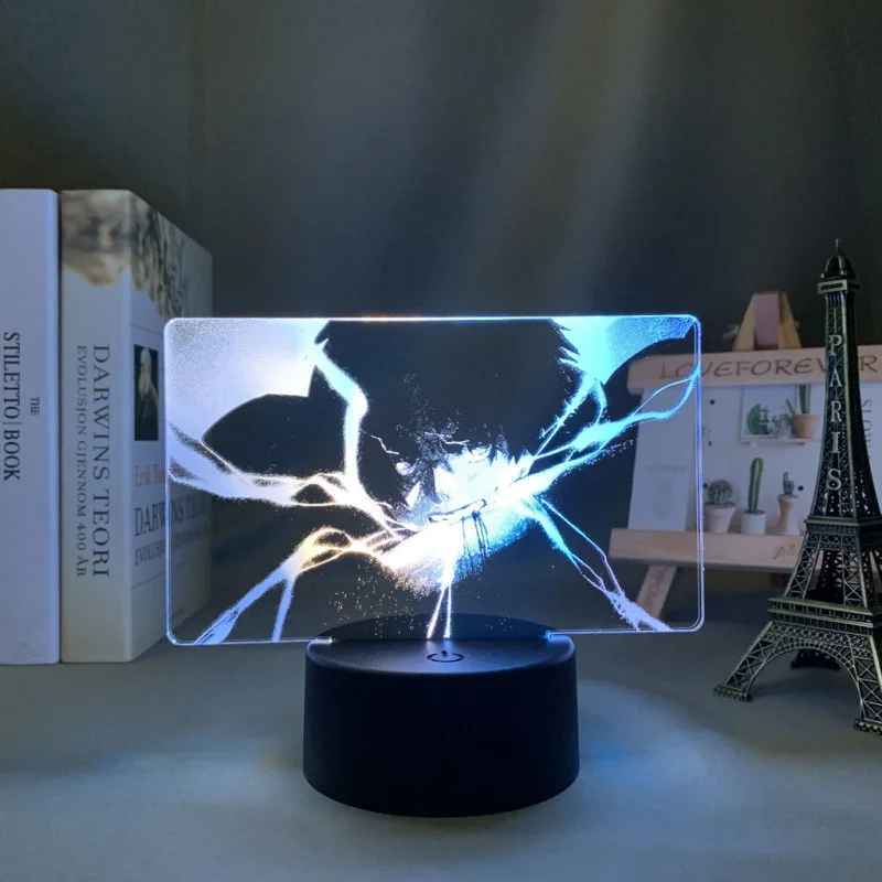 

Attack On Titan Bertholdt Hoover Levi Ackerman Eren Jaeger Led Night Light Acrylic Decor Atmosphere Lights bedroom Table Lamp