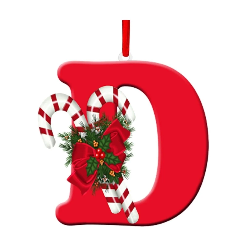 Trang trí cây thông Noel Mặt dây chuyền chữ trang trí cho ngày lễ Trang trí đồ trang trí Dropsale