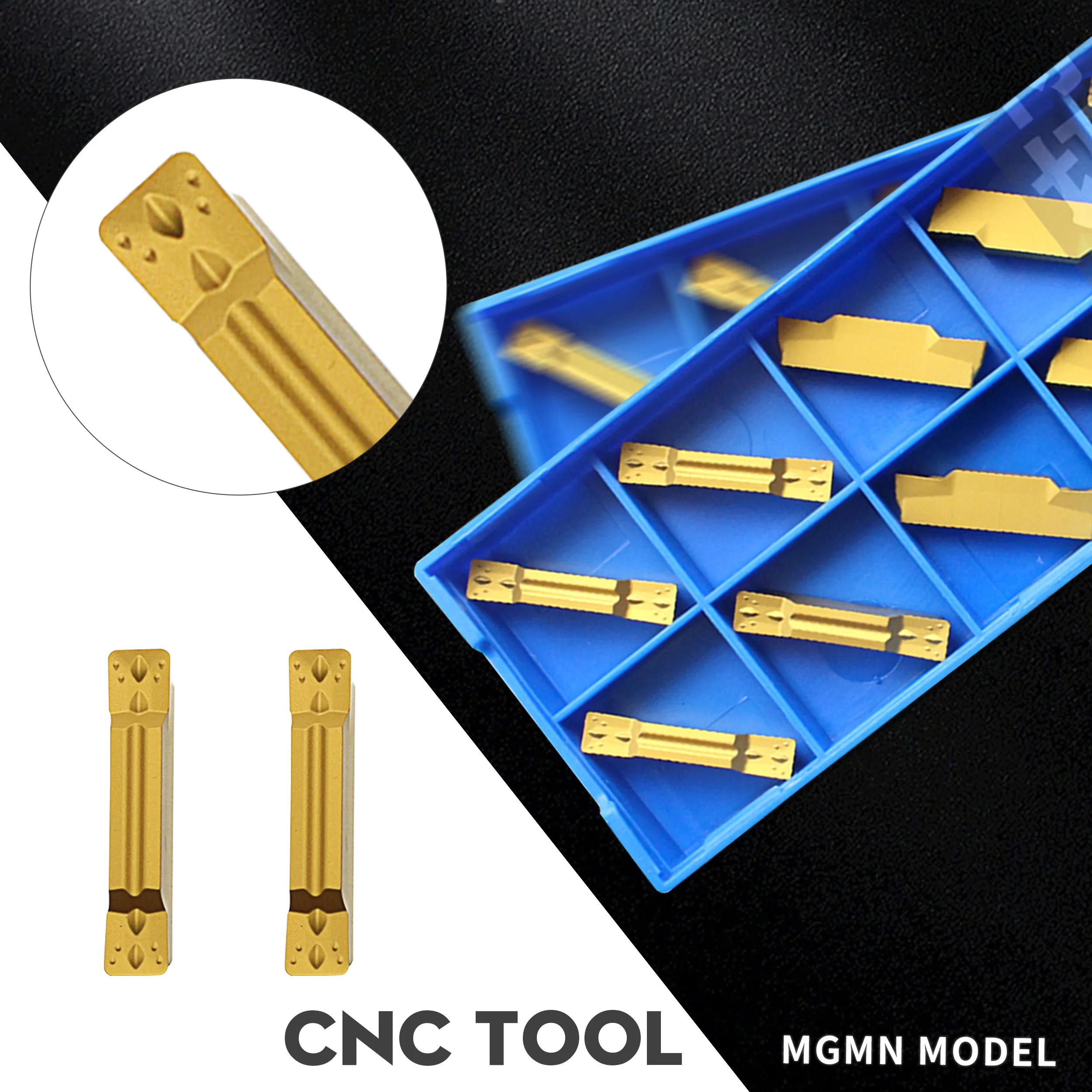 CNC Lathe Grooving Inserts PUSTER MGMN150-G 200-G 300-M 500-M P3035 High quality Wear-resistant Cutting Blade steel turning tool