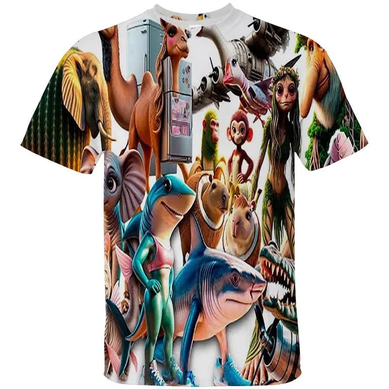 New Brr Brr Patapim T Shirt Funny Italian Brainrot Meme Graphic T-shirt Men Women Summer T-shirts Comfortable Kids Tops Clothes