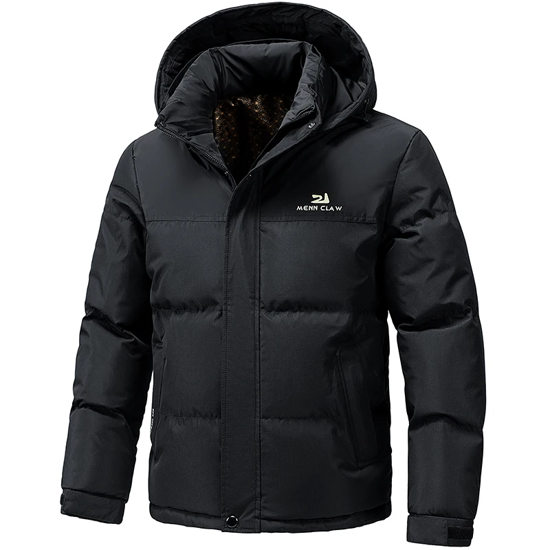 

New Autumn and Winter Cotton Jacket for Men, Versatile and Hooded, Warm and Comfortable, Thick and High-quality Jacket for Men