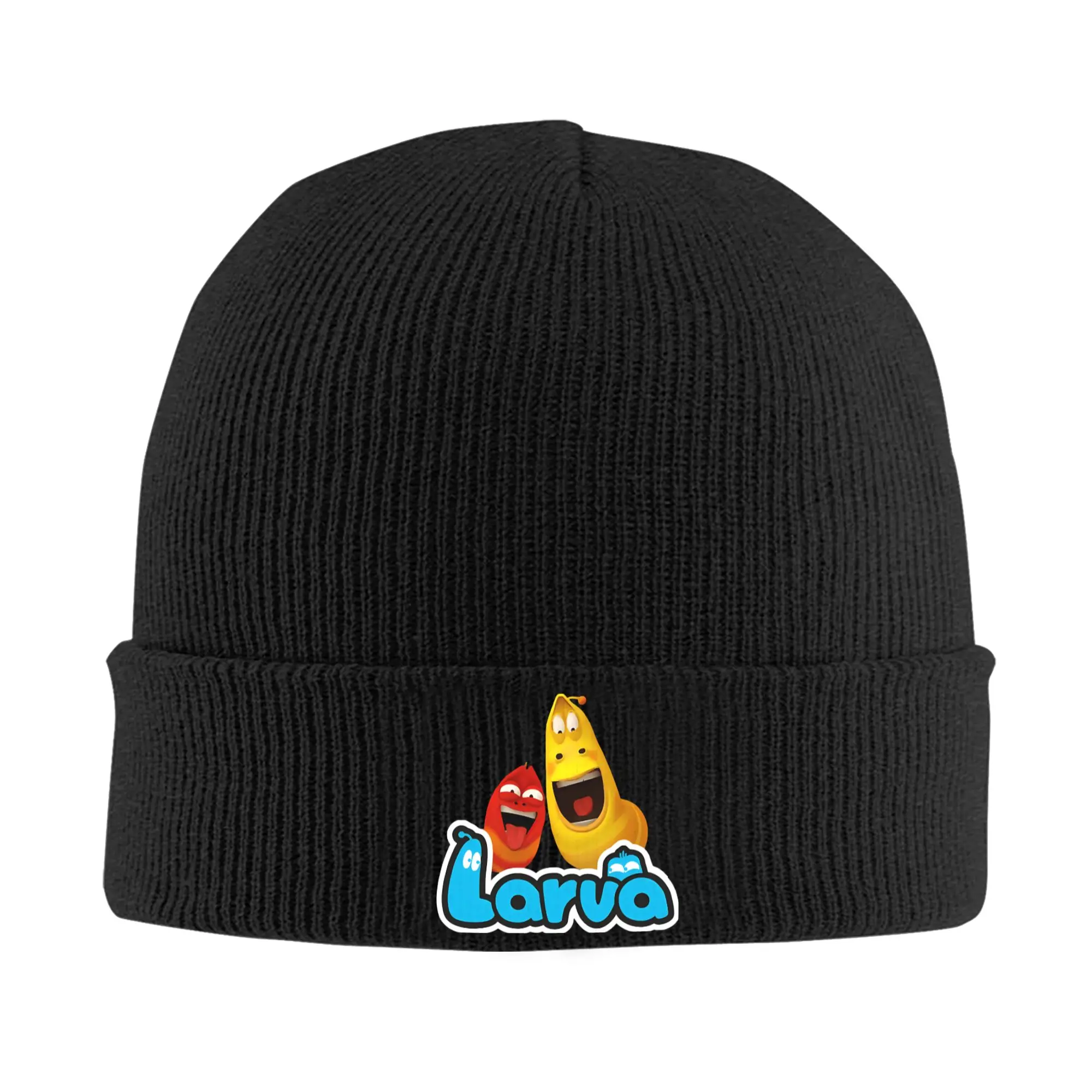 Larva cartoon Knit Hat  Y2K Cool Caps Men Women Gym Beanie Hats Autumn Design Thermal Elastic Bonnet Hats