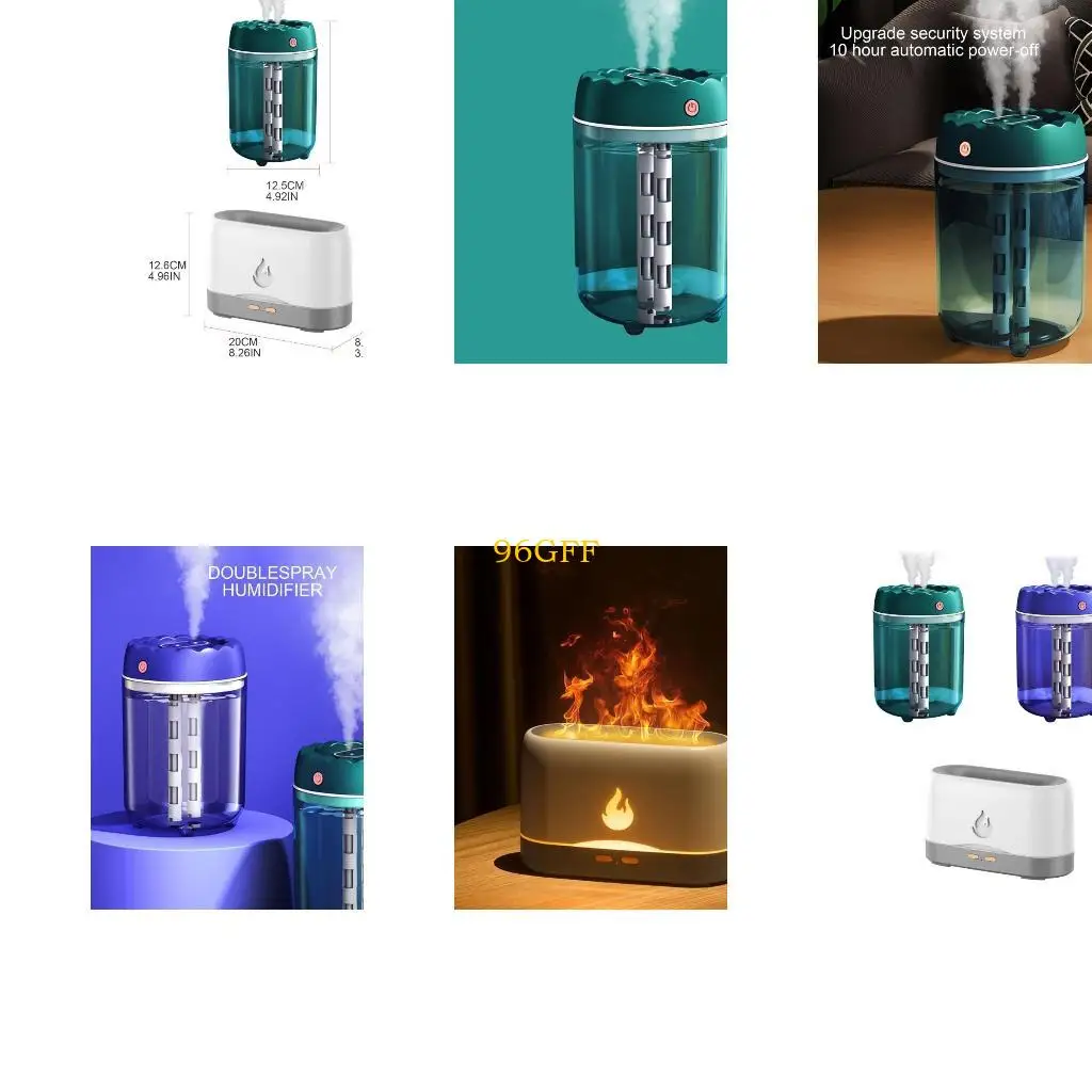 

96GF Flame Diffuser воздух увлажнитель Ультразвуковой увлажнитель эфирного масла диффузор