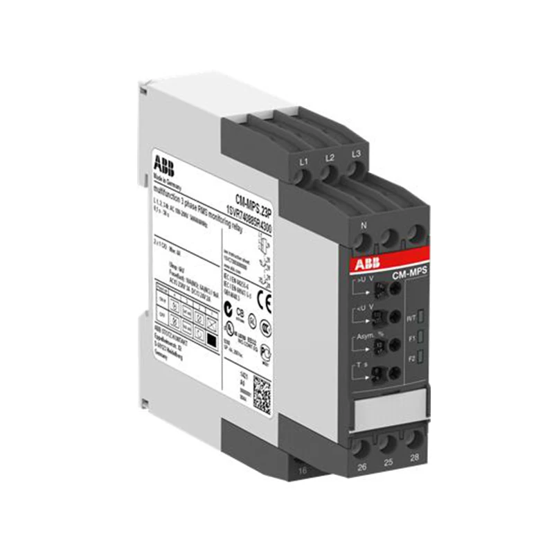 CM-MPS.41S 10102319 1SVR730884R3300 Three-phase monitoring relay 2c/o, 0,0.1-30s, L1-L2-L3=3x300-500VAC