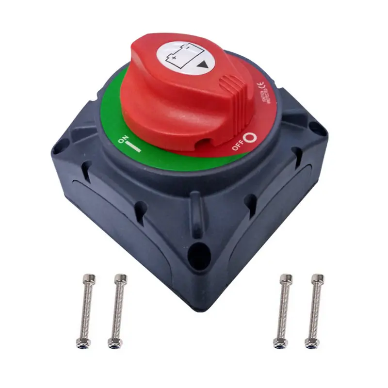 600A high current power switch, car modification truck, battery car power-off rotary brake two feet 12v48v