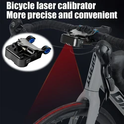 Bike Seat Calibrator 180mAh Bike Tool Bicycle Handlebar Laser Aligner Seat Center Adjuster Measurement Tool Aligning Indicator