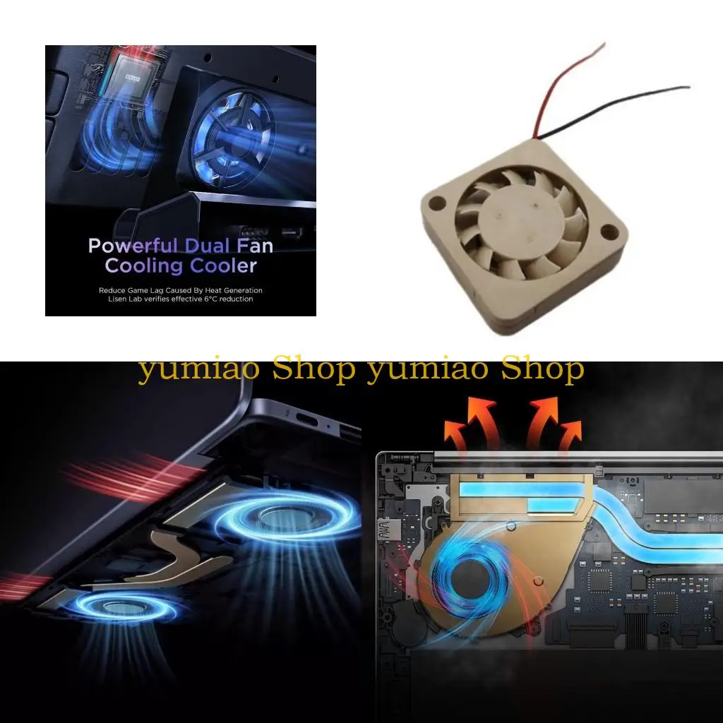 587B 1.7cm Mini Cooling Fan 3200RPM Efficient Heat Dissipation For Electronics Devices
