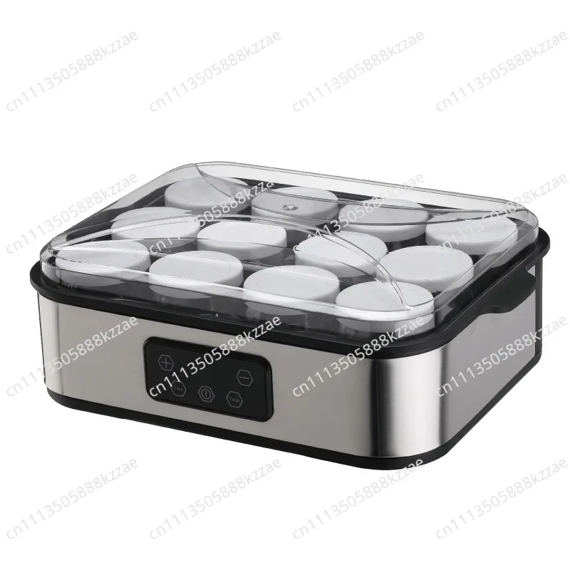 Household Multifunctional Yogurt Maker 12 Cups Ideal for Making Yogurt, Jam, Ice Cream & Pudding
