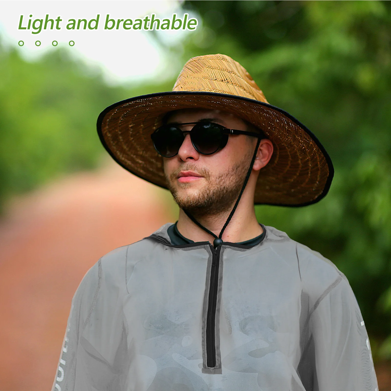 

Outdoor Mosquito Jacket Mesh Suit Breathable -Insect Pullover Smock Xxl Size Fishing Hiking Camping Gear