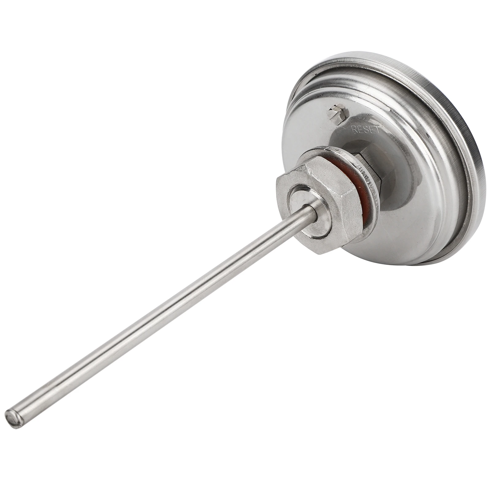 

1/2 NPT Thread Stainless Steel Thermometer Homebrew Kettle Thermometer 0‑220℉ /‑10‑100℃ Homebrew Thermometer