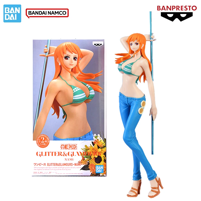 

Bandai Genuine ONE PIECE Banpresto Glitter ＆ Glamours Nami 100% Original Gifts Figurine Model Ornaments Statue Anime Figure
