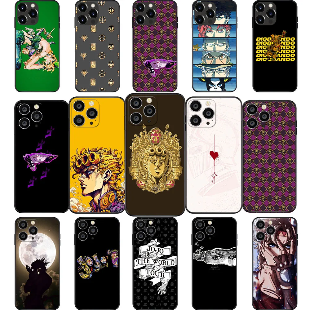 IQ-25 Jojos Bizarre Adventure Soft Case For Samsung Galaxy A05 M55 M15 Note J5 J6 J7 J8 8 9 10 S21 J4Core Prime Lite Pro Plus